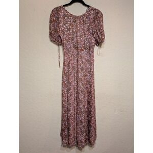 J. Crew Floral Midi Dress - Pink and Purple